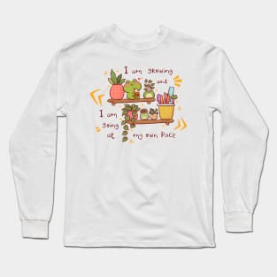 Cute Plant Shelf Long Sleeve T-Shirt